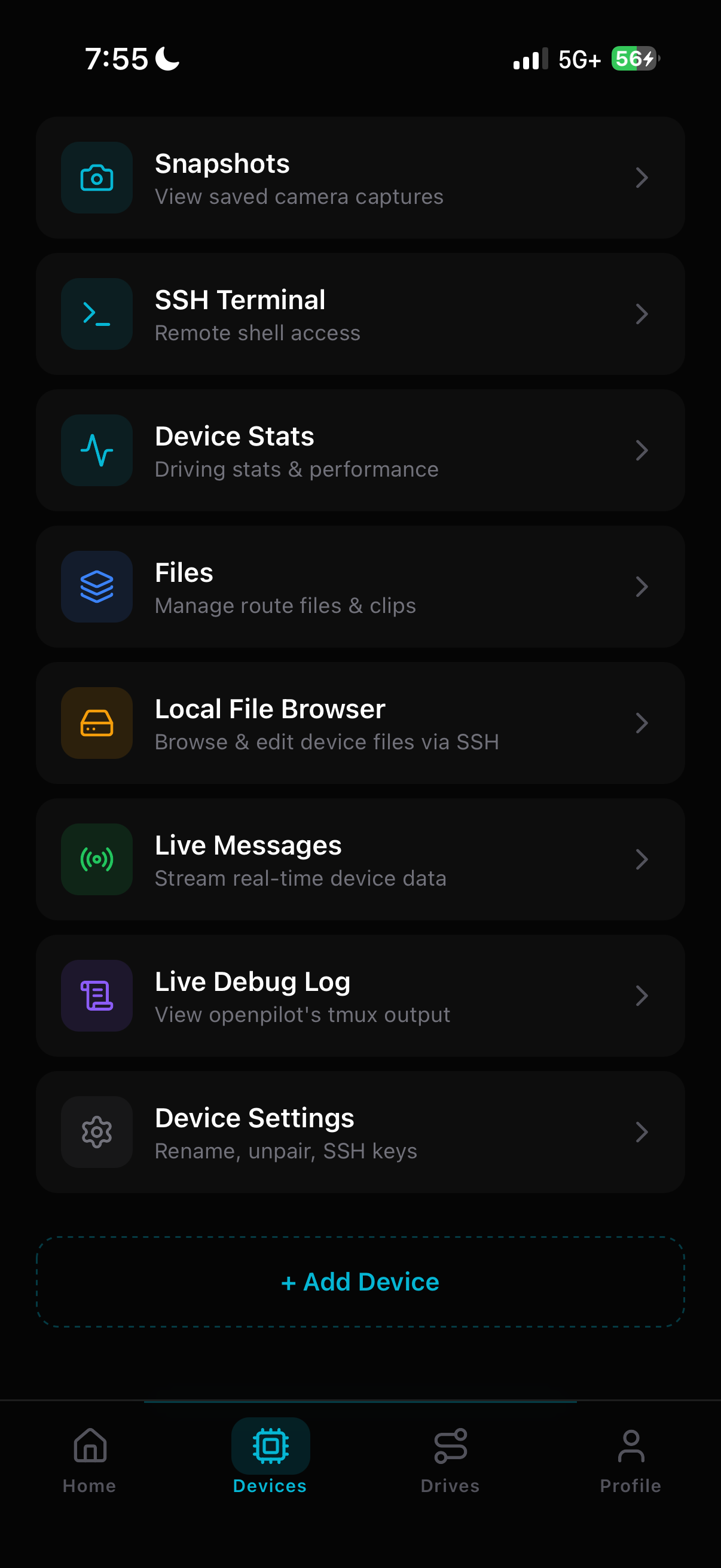 Mobile Devices View Bottom