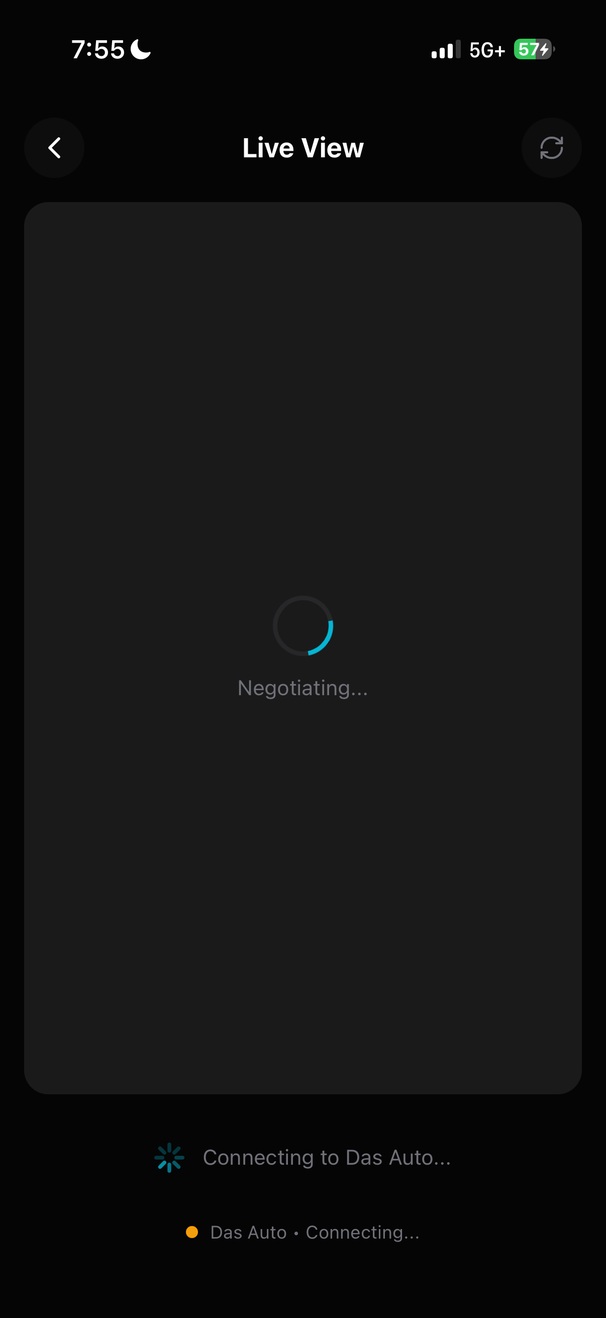 Mobile Live View Negotiating
