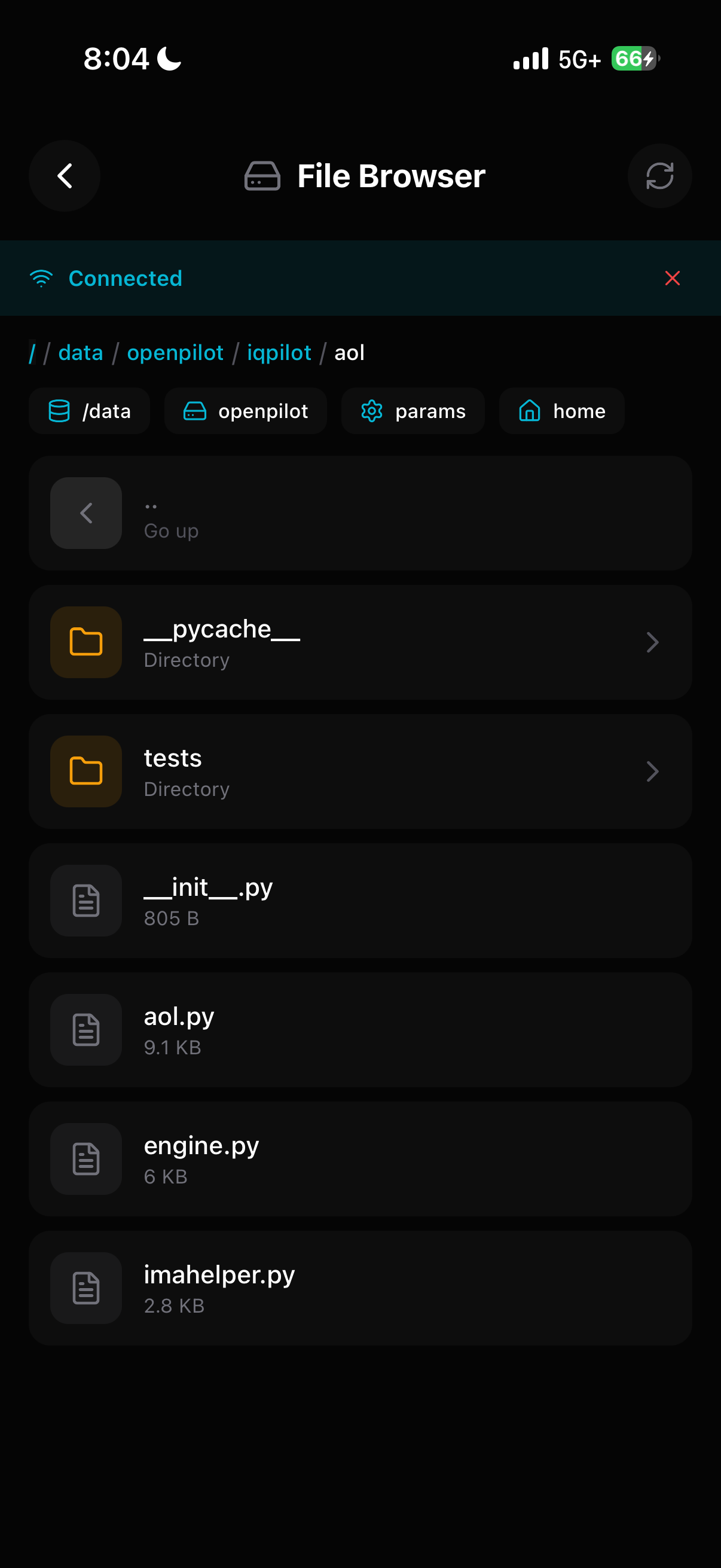 Mobile File Browser Deep
