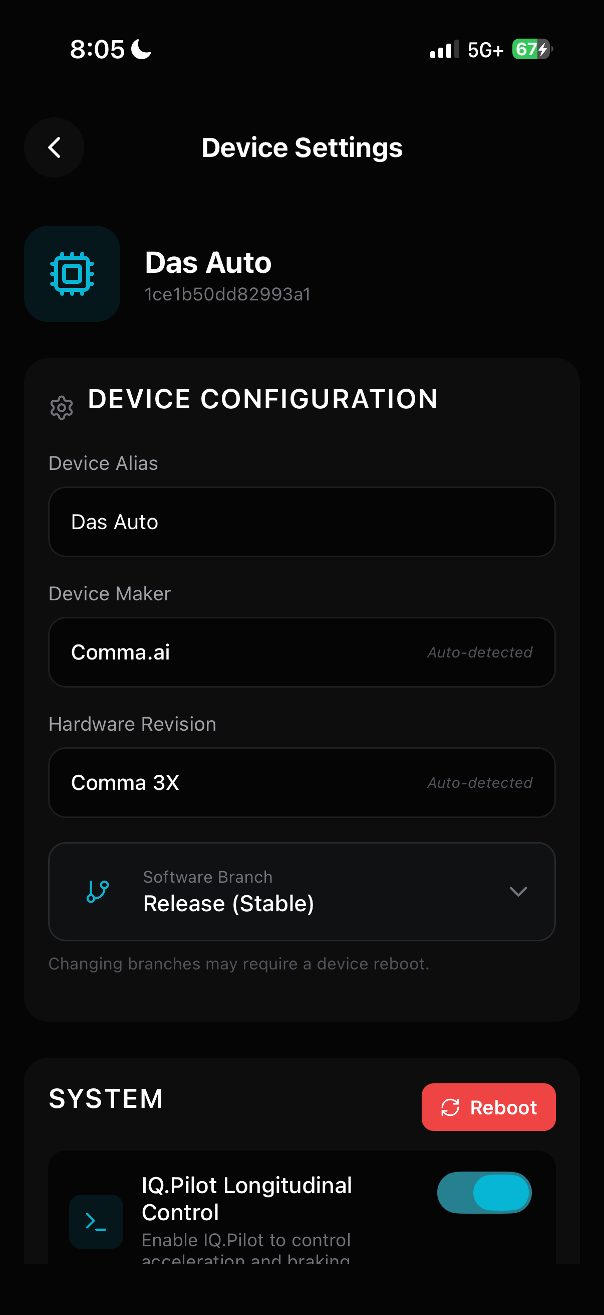 Mobile Device Settings